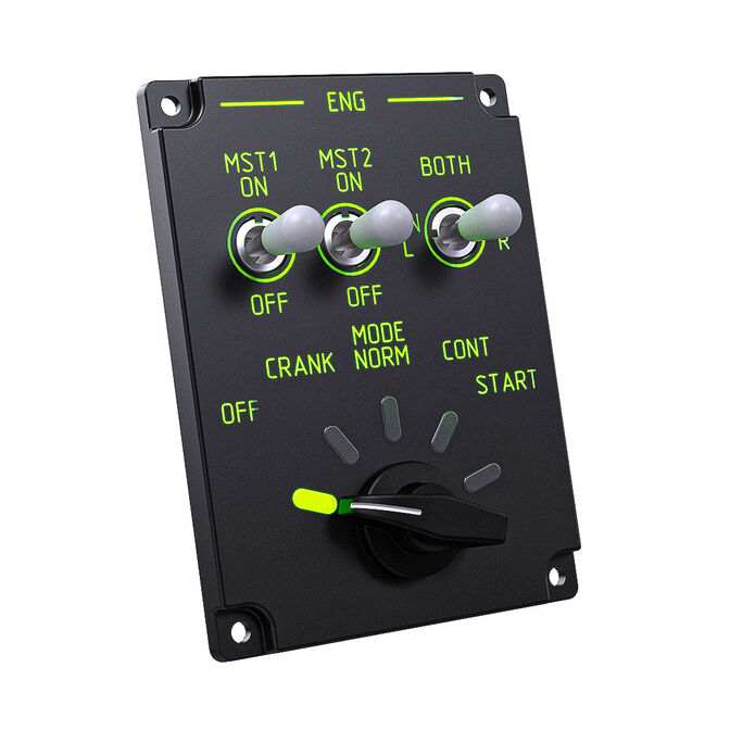 VIRPIL Controls Vector Engine MCP, Motor-Kontrollpanel, RGB-Beleuchtung - schwarz image number 0