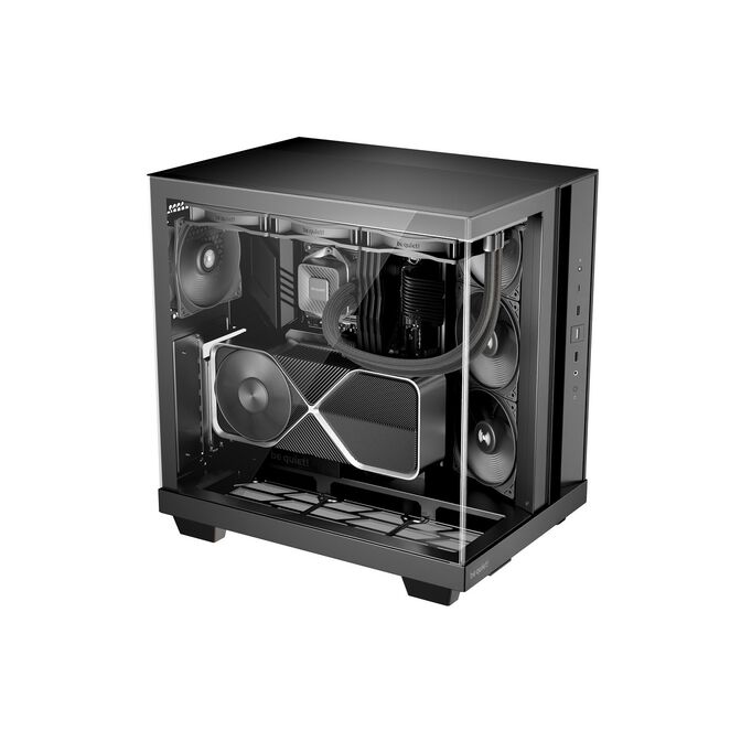 be quiet! Light Base 500 PC Case, Mid Tower, ATX, Tempered Glass - black image number 2