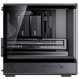 Jonsbo D200 PC Case, Mini Tower, mATX, Tempered Glass - black image number null
