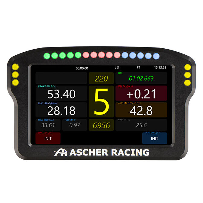 Ascher Racing Dashboard 5" image number 1