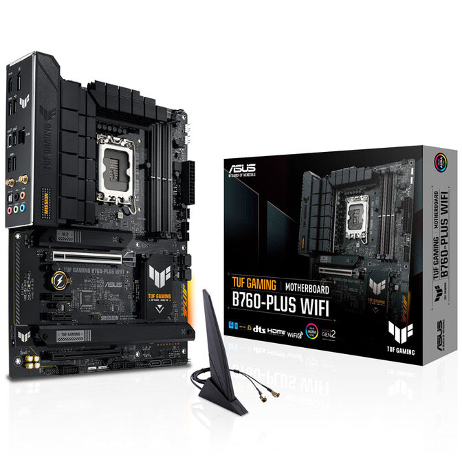 ASUS TUF Gaming B760-Plus WIFI motherboard, socket 1700, Intel B760, ATX, DDR5 image number 0
