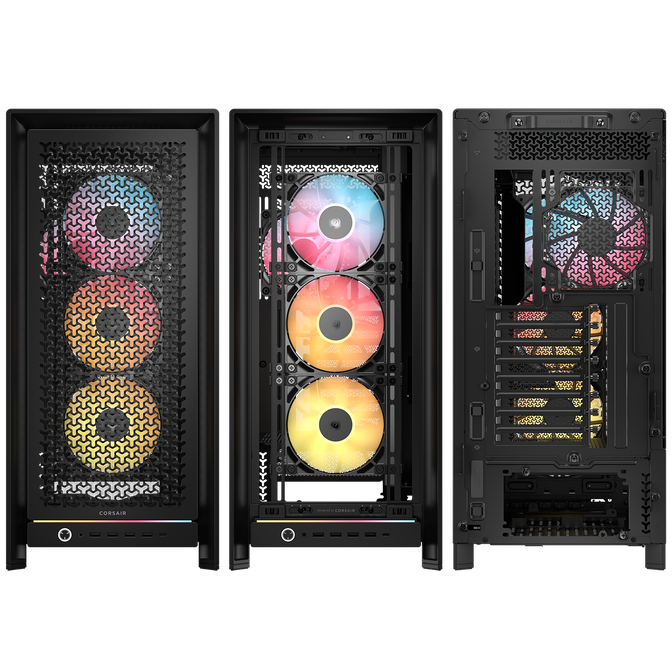 Corsair Frame 5000D RS ARGB PC-Geh&auml;use, Midi-Tower, E-ATX, RGB, Tempered Glass - schwarz image number 7