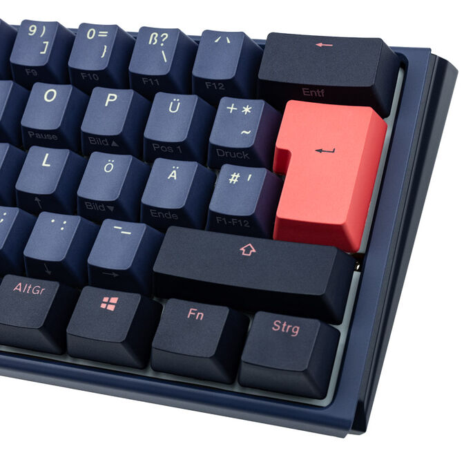 Ducky One 3 Cosmic Blue Mini Gaming Keyboard, RGB LED - MX-Silent-Red image number 6