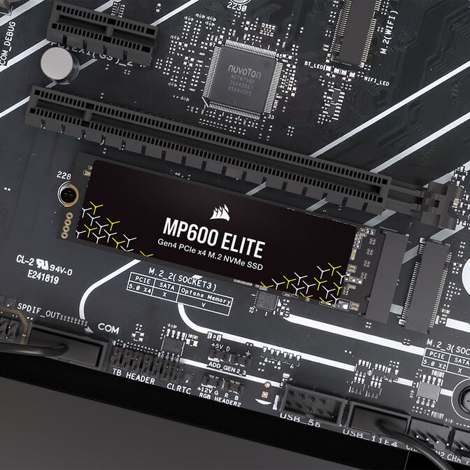 Corsair MP600 Elite NVMe SSD, PCIe 4.0 M.2 Type 2280 - 1 TB image number 6