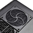 SilverStone SST-FF125B magnetic high-flow dust filter, black - 120mm image number null