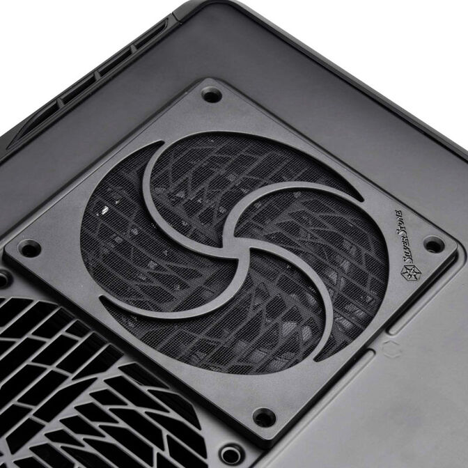 SilverStone SST-FF125B magnetic high-flow dust filter, black - 120mm image number 6
