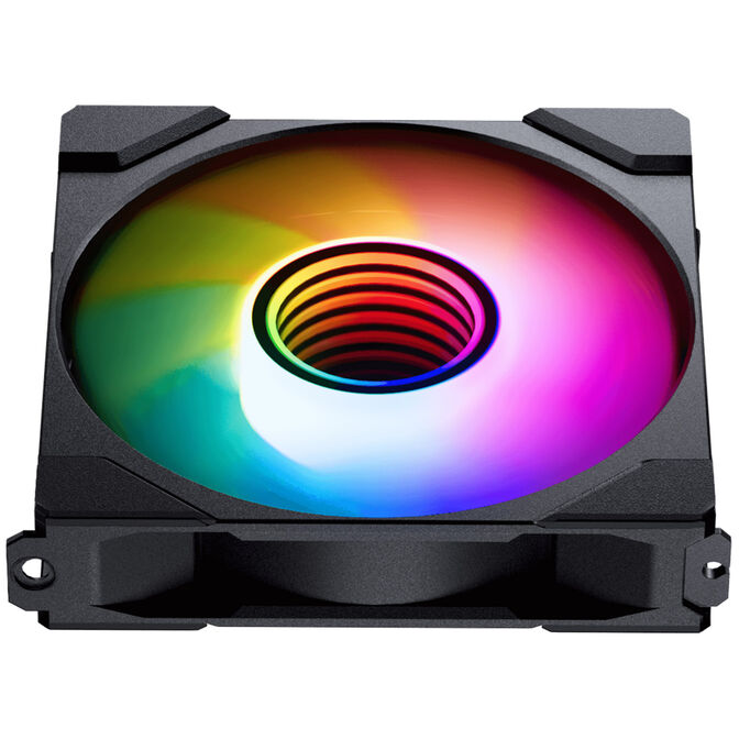 PHANTEKS M25 Gen2 PWM D-RGB Fan, 3-Pack - Reverse Blade, 120mm, Black image number 5