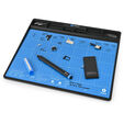 iFixit Pro Tech Toolkit + iFixit FixMat magnetische Projektmatte, ESD-gesch&uuml;tzt - blau image number null