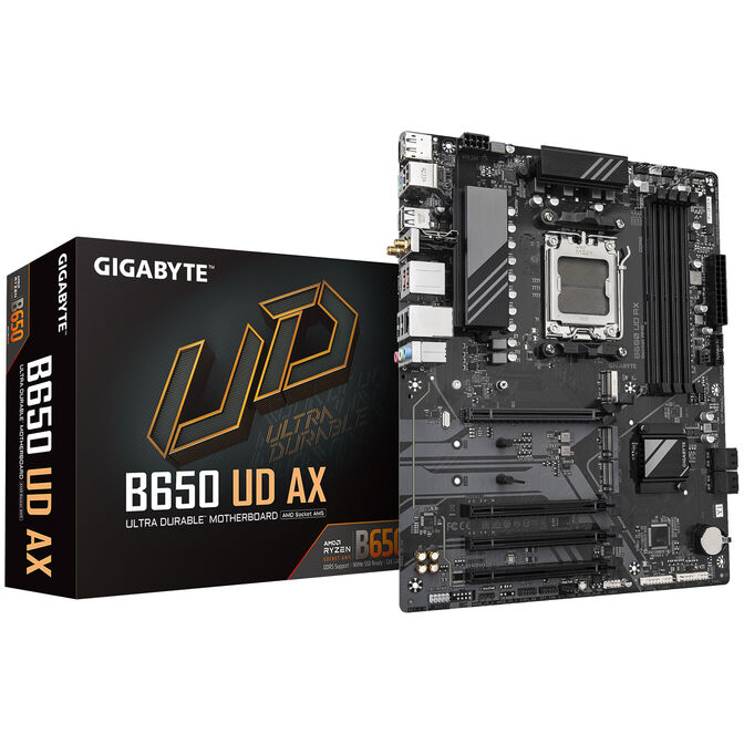 GIGABYTE B650 UD AX motherboard, socket AM5, AMD B650, ATX, DDR5 image number 0