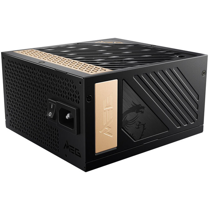 MSI MEG Ai1300P PCIe5 power supply, 80 PLUS Platinum, fully modular, ATX 3.0, PCIe 5.0 - 1300 Watt image number 1