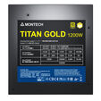 Montech Titan Gold 1200W - 80 PLUS & Cybenetics Gold, modular, PCIe 5.0 - 1200 Watt image number null