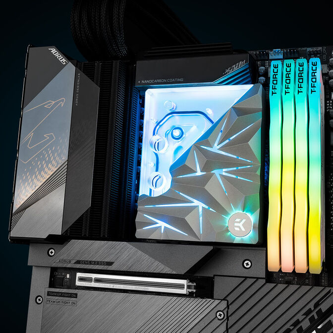 EK Water Blocks EK-Quantum Velocity&sup2; Edge D-RGB - AM5 Silver Special Edition image number 4