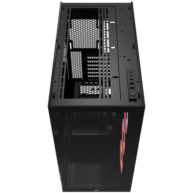 Corsair 3500X LX-R PC-Geh&auml;use, Midi-Tower, E-ATX, RGB, Tempered Glass - schwarz image number 4
