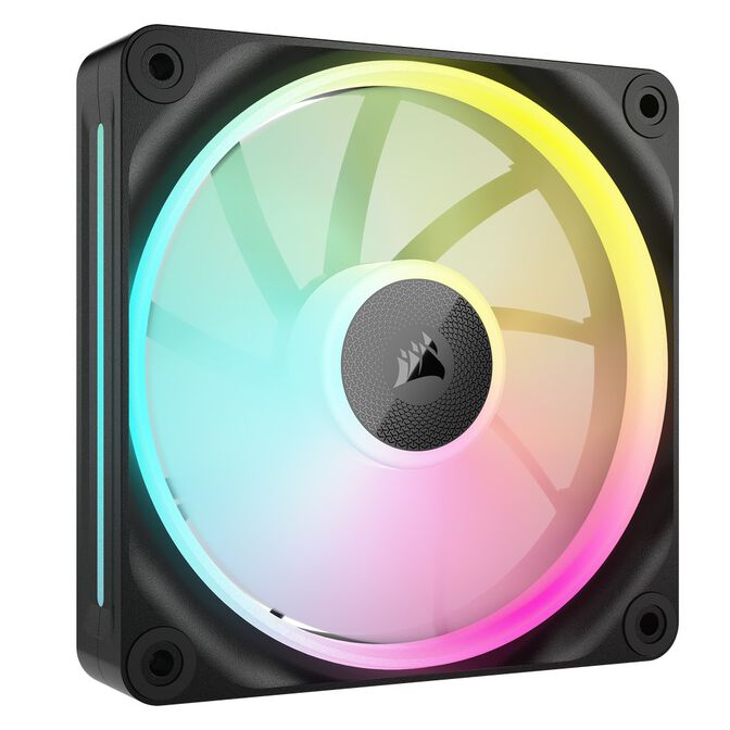 Corsair iCUE Link LX120 RGB, PWM L&uuml;fter, 3er Pack - 120mm, schwarz image number 1