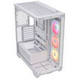 Corsair 3500X LX-R PC-Geh&auml;use, Midi-Tower, E-ATX, RGB, Tempered Glass - wei&szlig; image number null