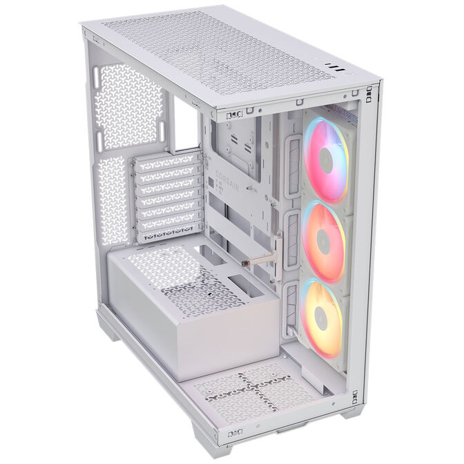 Corsair 3500X LX-R PC-Geh&auml;use, Midi-Tower, E-ATX, RGB, Tempered Glass - wei&szlig; image number 2