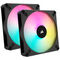 Corsair AF Elite Series RGB PWM L&uuml;fter 2er Pack inkl. RGB-Controller - 140mm, schwarz