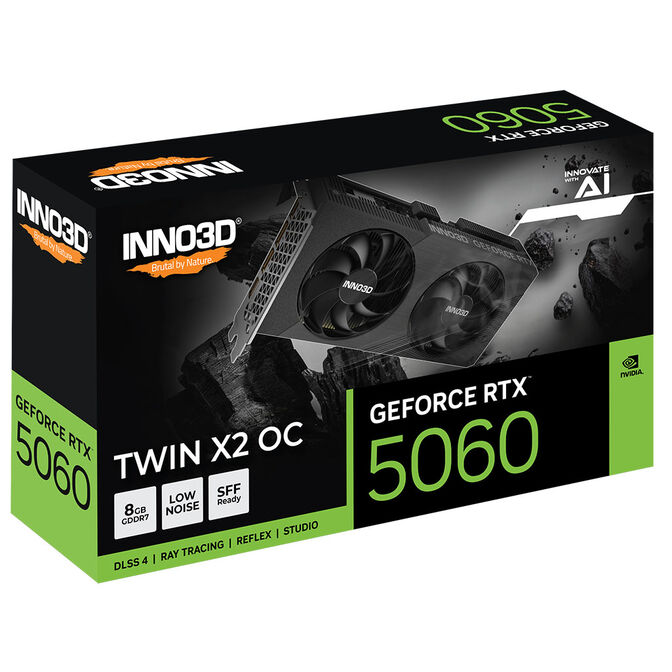 INNO3D GeForce RTX 5060 Twin X2 OC, 8192 MB GDDR7 image number 2