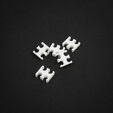 King Mod Service 4-Slot Kabelkamm 3mm klein - wei&szlig; - 5er Set image number null