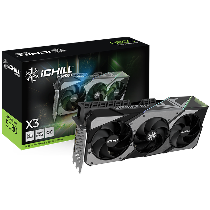 INNO3D GeForce RTX 5080 iChill X3, 16384 MB GDDR7 image number 0