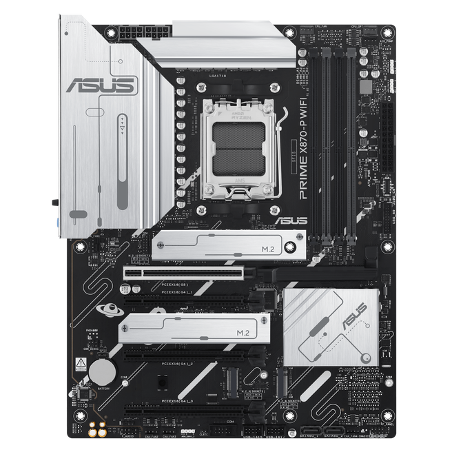 ASUS Prime X870-P WiFi motherboard, AMD X870, Socket AM5, DDR5 image number 1