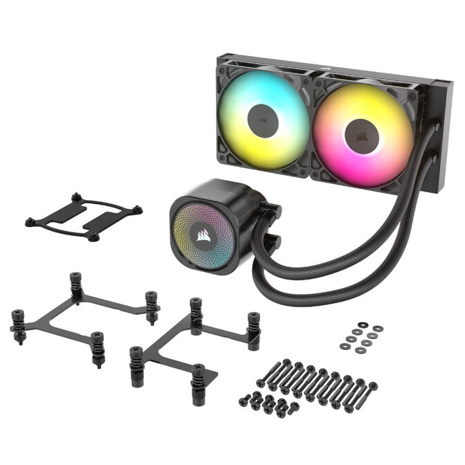 Corsair Nautilus RS 240 ARGB Komplett-Wasserk&uuml;hlung - 240 mm, schwarz image number 6