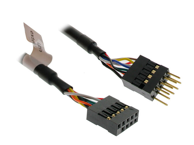 Akasa Interne USB-Verl&auml;ngerung - 40 cm image number 0