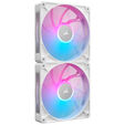 CORSAIR iCUE LINK RX140 MAX RGB PWM L&uuml;fter - 2er-Pack, 140mm, wei&szlig; image number null