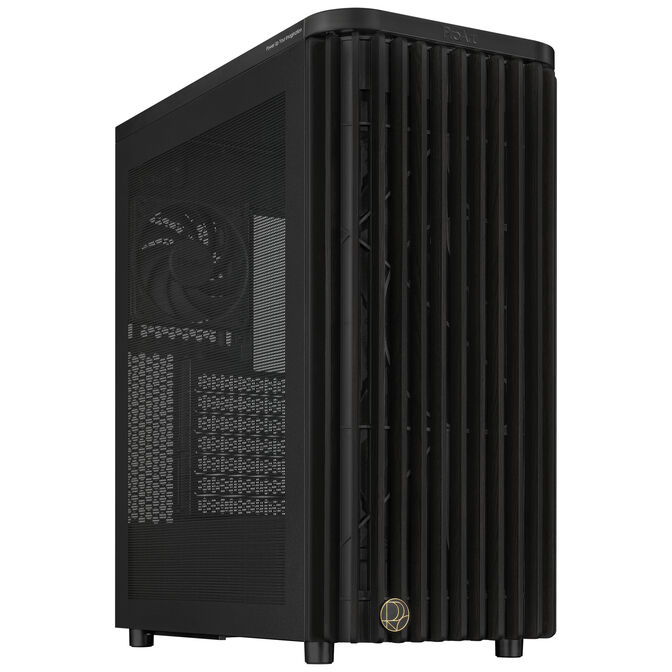 ASUS ProArt PA401 Wood Edition PC-Geh&auml;use, Midi-Tower, ATX, Mesh-Panel &ndash; schwarz image number 0