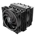 Akasa Soho H7 Dual Tower CPU-K&uuml;hler, ARGB - 120 mm, schwarz image number null