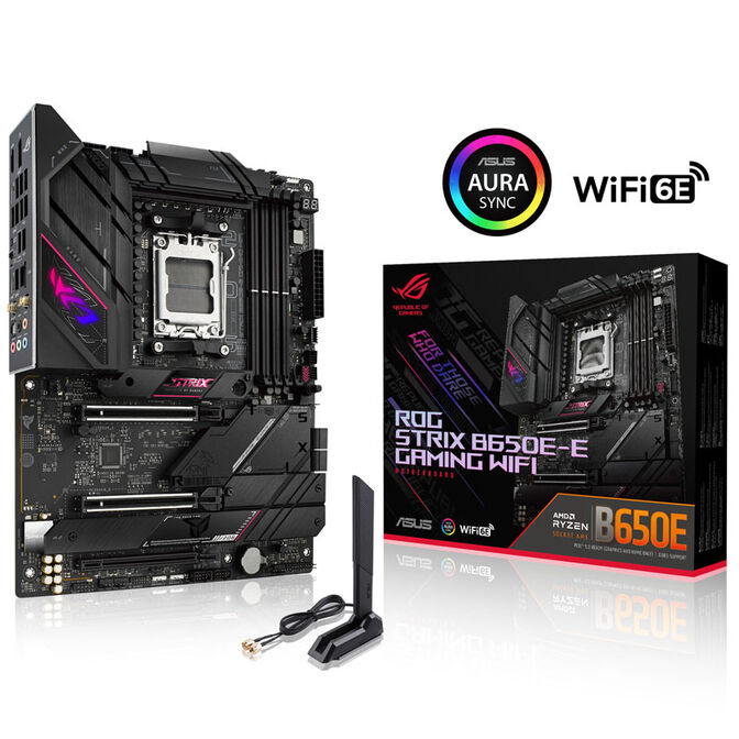 ASUS ROG Strix B650E-E Gaming WiFi Motherboard, Socket AM5, AMD B650E, ATX, DDR5 image number 0