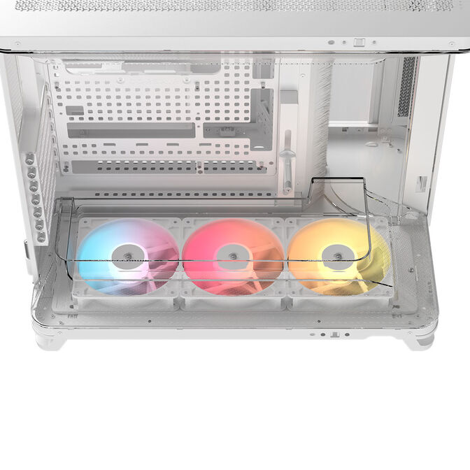 Corsair AIR 5400 RS-R ARGB PC-Geh&auml;use, Midi Tower, Tempered Glass, RGB - 3x 120-mm-L&uuml;fter inklusive, wei&szlig; image number 11