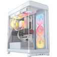 Corsair FRAME 4500X LX-R RGB PC-Geh&auml;use, Midi-Tower, E-ATX, Tempered Glass - wei&szlig; image number null