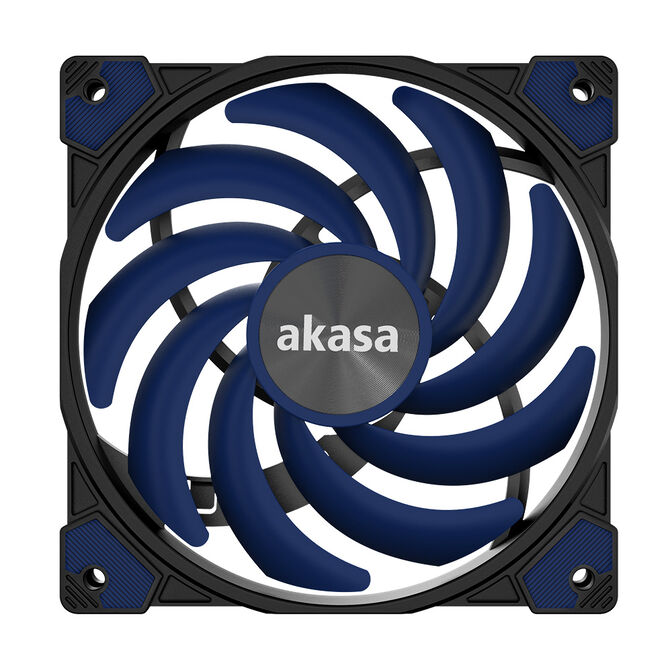 Akasa Alucia XS Slim-L&uuml;fter, 120 mm - blau image number 1