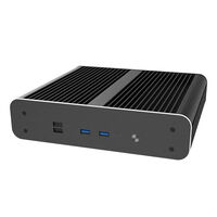 Akasa Euler CTX PC Geh&auml;use, Fanless Mini-Case, Thin-Mini-ITX - schwarz
