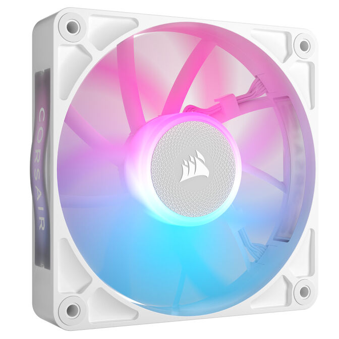 Corsair iCUE LINK RX120 RGB Series, PWM Fan 3-Pack - 120mm, white image number 1
