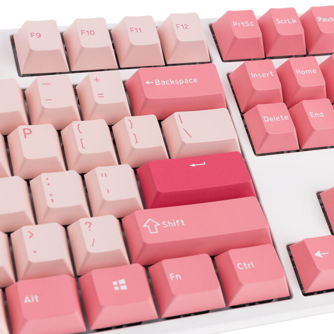 Ducky One 3 Gossamer TKL Pink Gaming Keyboard - MX-Black Clear Top (US) image number 5