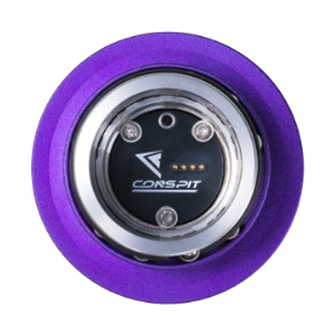 Conspit CDR Quick Release Quick-Change Adapter, 50 mm PCD - purple / silver image number 2