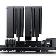 Jonsbo CC90 CPU-K&uuml;hler, Dual-Tower, 130mm PWM-L&uuml;fter, Segmentanzeige - schwarz image number null