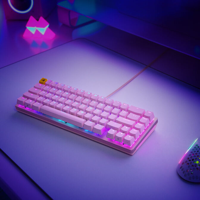 Glorious GMMK 2 Compact Tastatur - Barebone, ANSI-Layout, pink image number 4