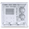 Lian Li O11 Dynamic Mini V2 Flow PC-Geh&auml;use, Mini-Geh&auml;use, ATX, Tempered Glass - inklusive 5x 120-mm-L&uuml;fter, wei&szlig; image number null
