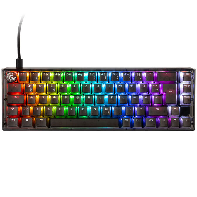 Ducky One 3 Aura Black SF Gaming Keyboard, RGB LED - Kailh Jellyfish Y image number 1