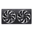 Jonsbo ZA-240 Fan, Reverse Blade, PWM, ARGB - 240mm, black image number null