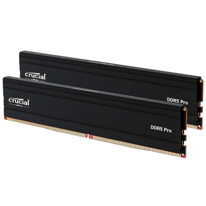 Crucial Pro DDR5-5600 RAM, CL46 - 128 GB Dual-Kit, schwarz image number 0