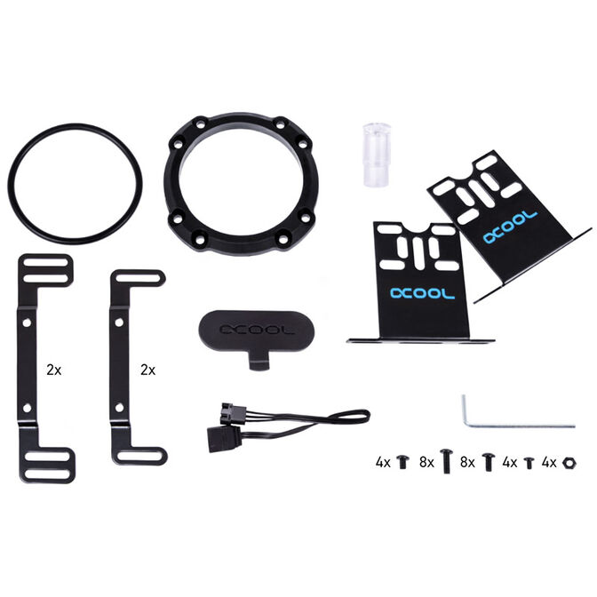 Alphacool Core 100 Aurora ARGB Ausgleichbeh&auml;lter, Acryl - schwarz image number 8