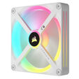 Corsair iCUE LINK QX140 RGB Series, PWM Fan - 140mm, white image number null