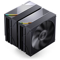 Jonsbo CA90 CPU Cooler, Dual-Tower, 1 x 130mm / 1 x 120mm, PWM, ARGB - black
