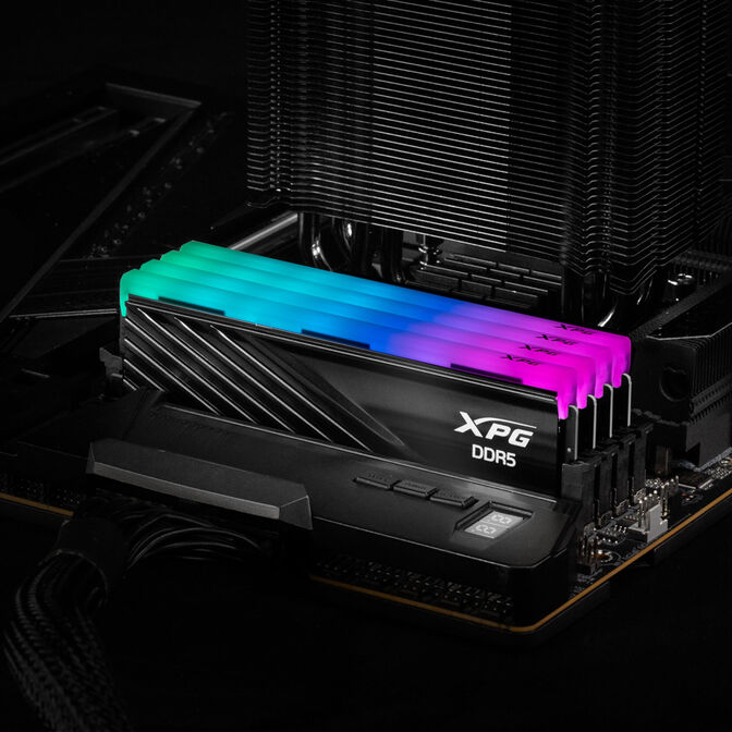 ADATA XPG LANCER BLADE RGB DDR5-6000 RAM, CL36, AMD EXPO, Intel XMP - 32 GB Dual Kit, white image number 3