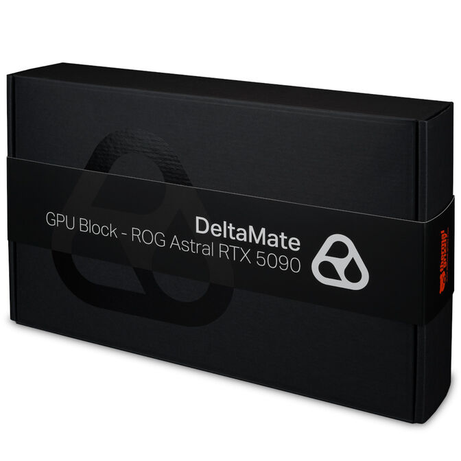 Thermal Grizzly DeltaMate GPU Water Cooler for Astral RTX 5090, ARGB, with Backplate - Acrylic, Black image number 9