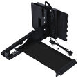 Lian Li Multi-Directional 4 Slots Vertical GPU Bracket v3, with PCIe 5.0 Riser Cable - Black image number null
